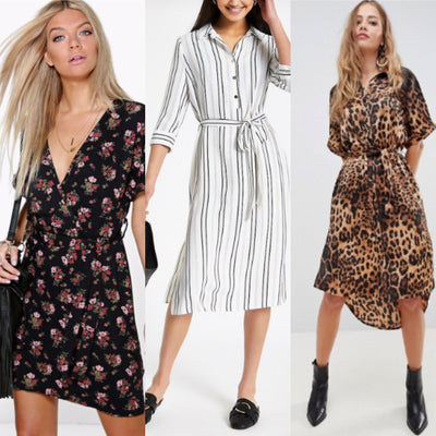 It's all about the print dress!