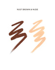 Nude & Rust Brown