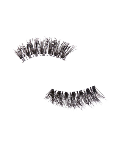 Seitlich geschwungene Wimpern